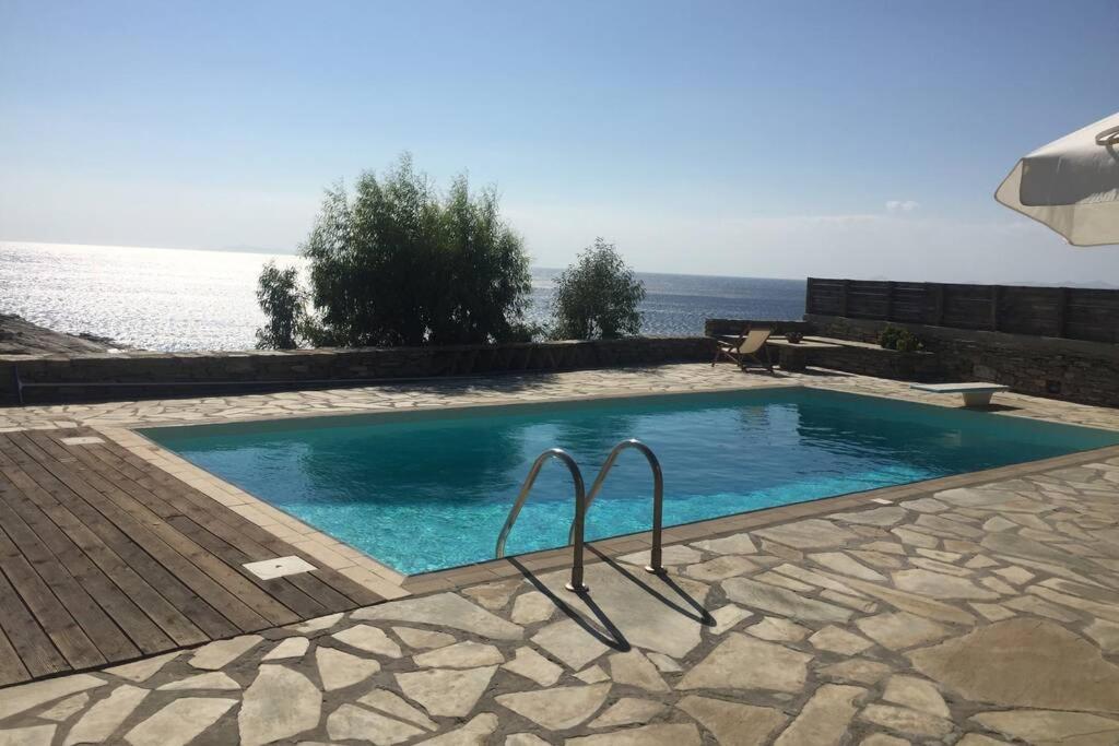 Sunset Villa With Swimming Pool At Tzia Ligia  Kültér fotó